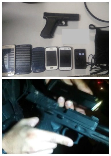 6 celulares 2 armas v.v 1901
