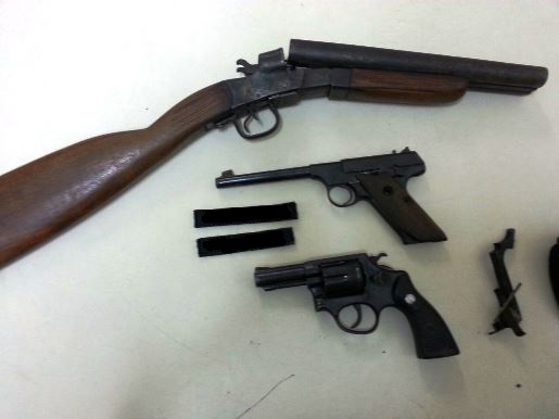 65 armas de fogo