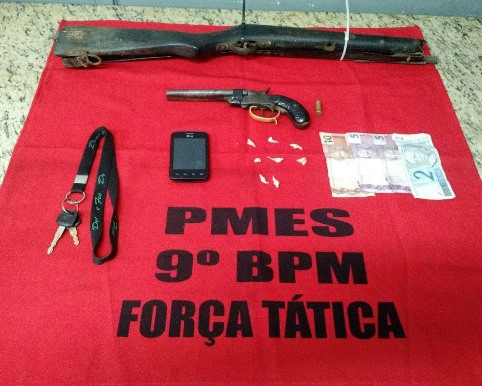 Apreensão armas Bairro BNH