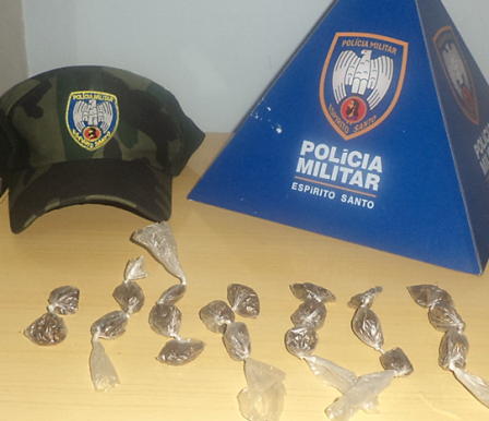 apreensão de drogas em Guaçuí 1