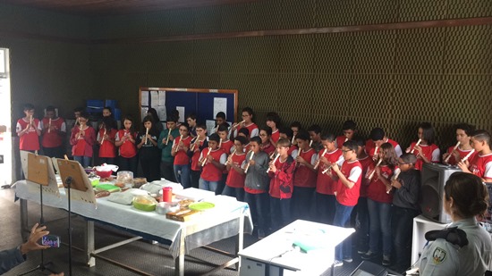 recital de alunos do 1º ano
