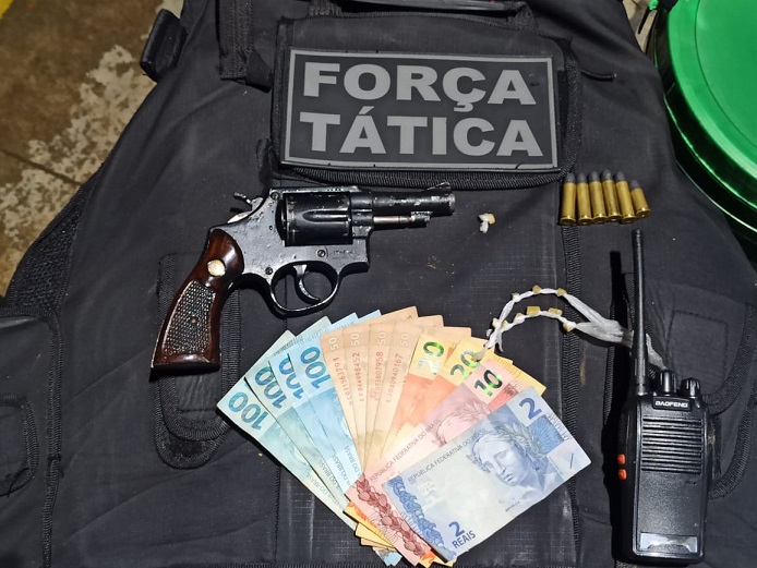 04 - Release 2° BPM - Força Tática apreende arma e munições na Zona Rural de Nova Venécia
