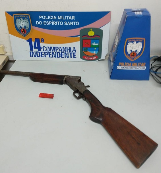 Apreensão de arma longa em Nova Almeida