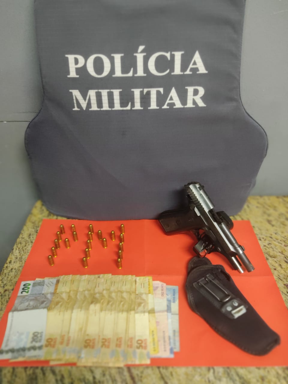 Arma apreendida no Waldir Furtado Amorim