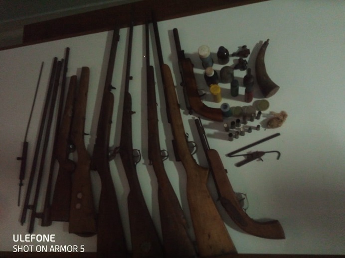 Armas apreendidas 23.01.2021