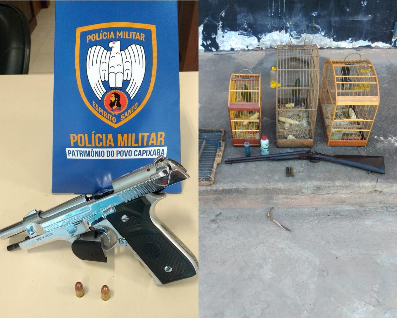 Armas apreendidas