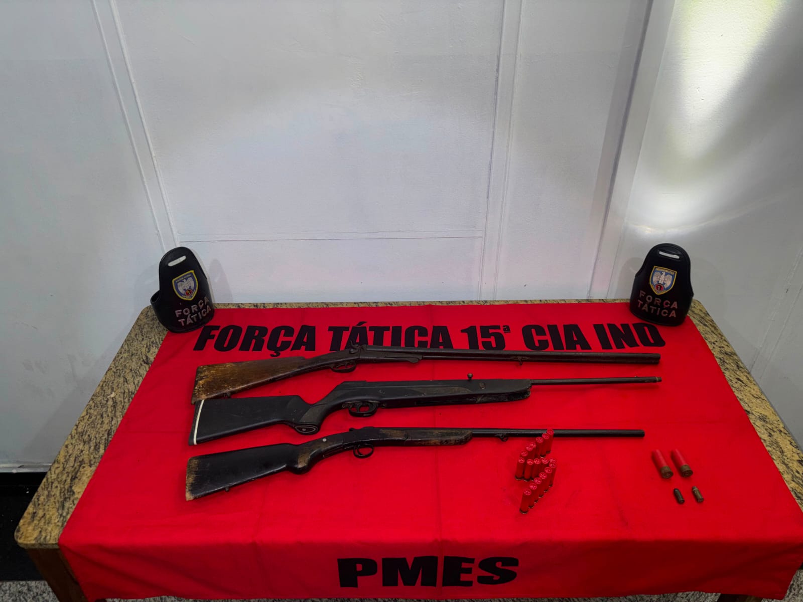 Military Police seize weapons and ammunition in Mimoso do Sul