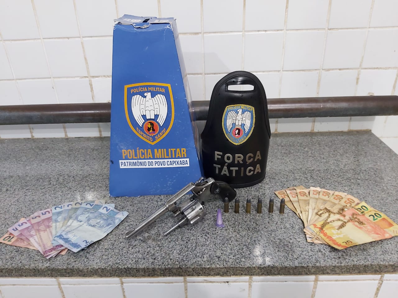 arma apreendida