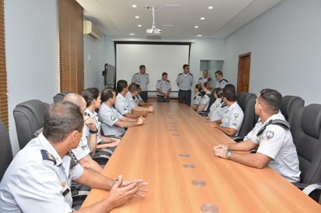 O comando-geral da PMES prestigiou o encerramento do curso