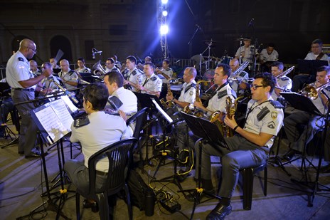 Banda de Música da PM ensaia para desfiles da Semana da Pátria