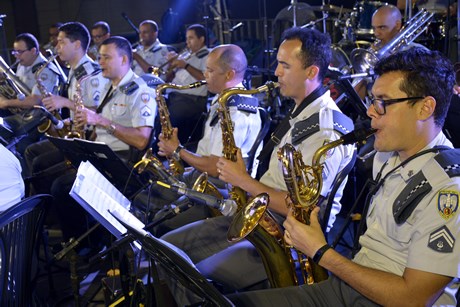 Banda de Música da PM ensaia para desfiles da Semana da Pátria