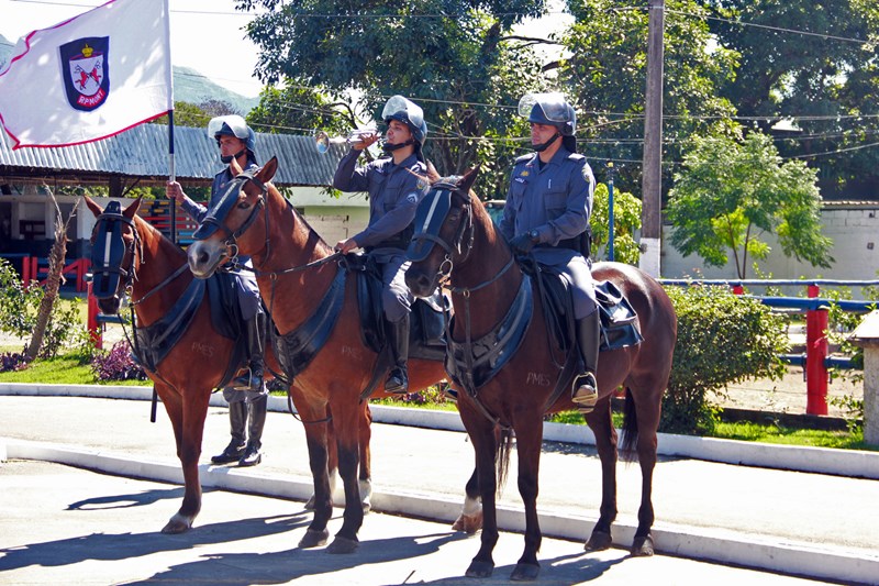 PMES - Cavalaria realiza formatura dos Centauros do V Curso de Choque  Montado