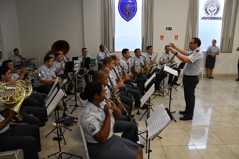 Banda de Música da Polícia Militar comemora aniversário  - PMES