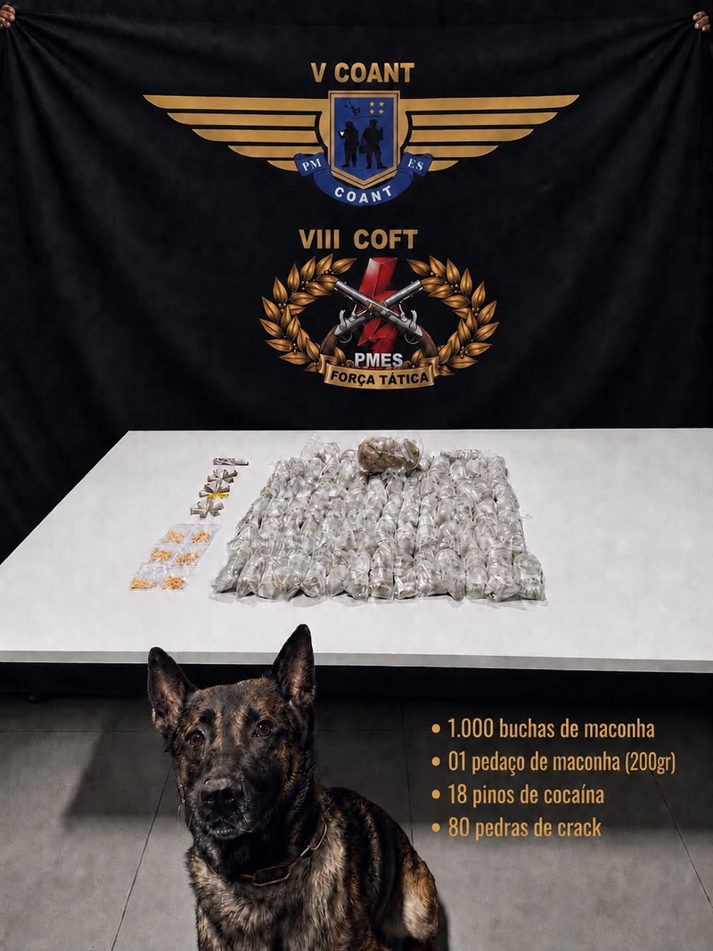 Foto: Reprodução/Polícia Militar - ES