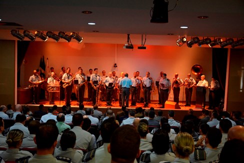O evento contou com a participação da Banda de Música da Polícia Militar