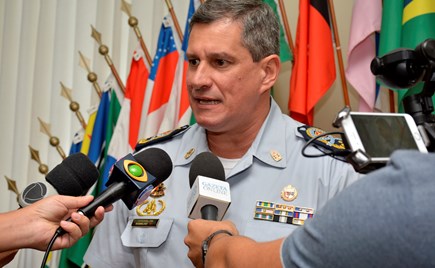O comandante-geral da PM, coronel Ramalho, esclareceu sobre a importância do reforço na segurança dentro do campus universitário