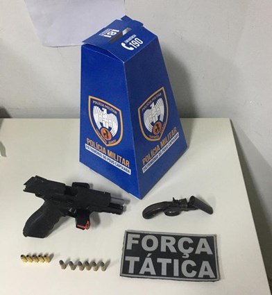 Material apreendido durante operação