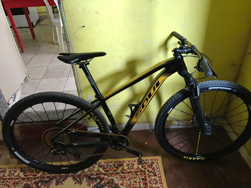 Bicicleta recuperada pela PM em Nova Venécia