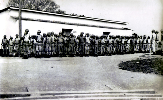 Barracão de Madeira da Companhia Escola 1960