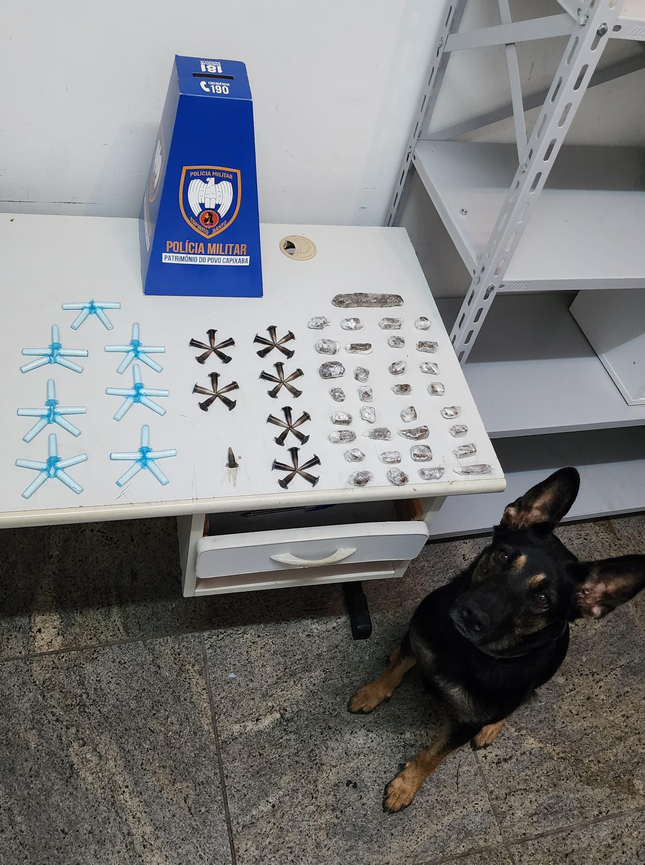PM apreende drogas em Guarapari