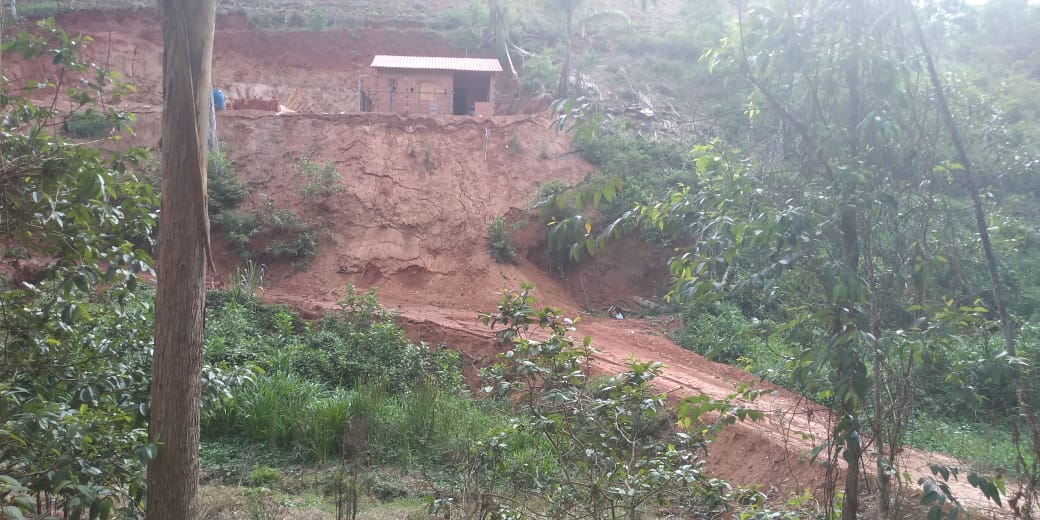 VISTA Á DISTÂNCIA DA ÁREA DANIFICADA
