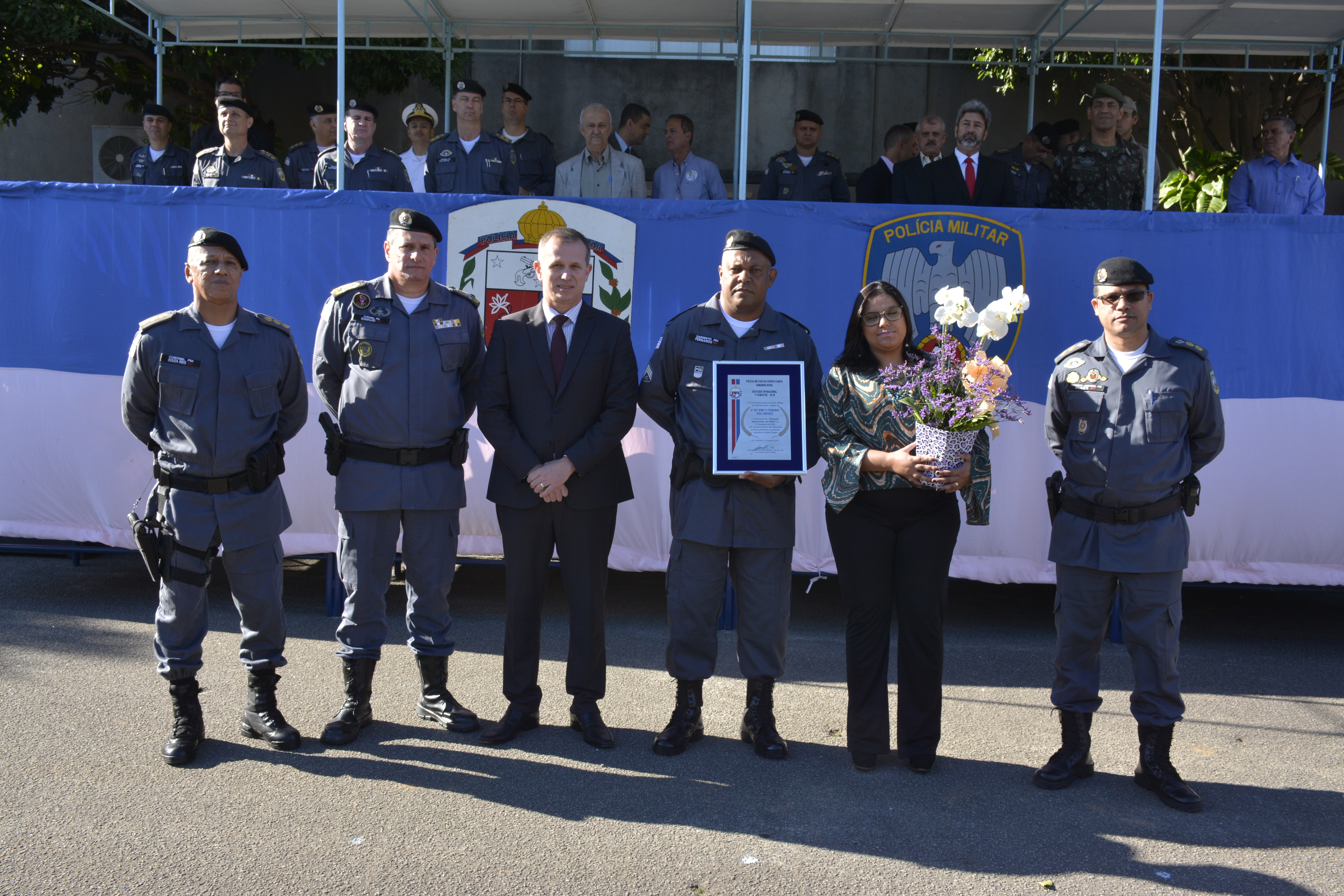 3º sargento Fernando Dias Linhares, destaque operacional da PMES no 1º semestre de 2018.