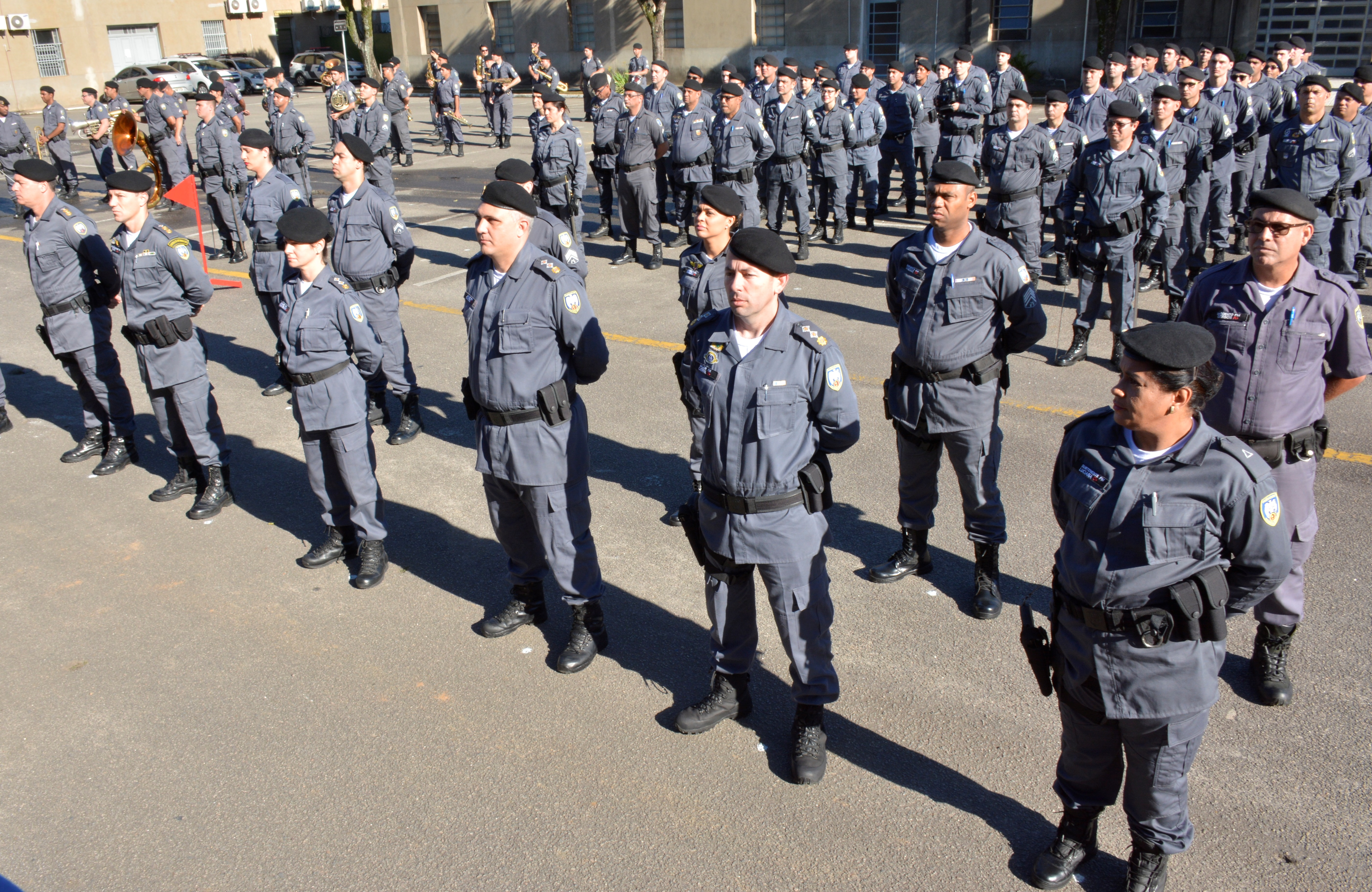 Policiais militares promovidos no último dia 25, Dia do Soldado.