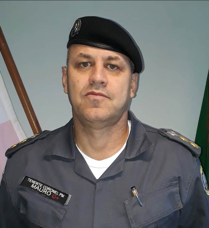 Comandante do 6º BPM, tenente-coronel Mauro